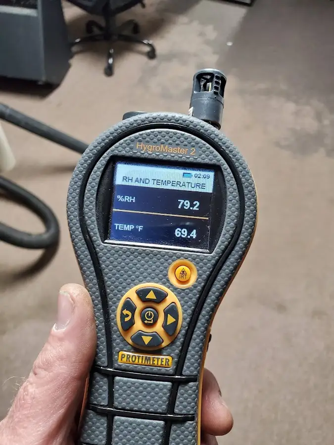 Moisture meter humidity assessment for Mold Remediation & Removal in East Windsor